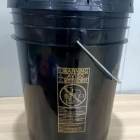 江蘇常州美式桶20L黑色化工桶油墨桶真石漆包裝桶機(jī)油桶