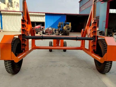 手搖式升降電纜放線車(chē) 帶剎車(chē)電纜拖車(chē)