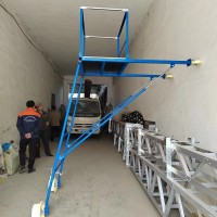 隧道側(cè)壁梯車  登高單邊隧道檢修梯車