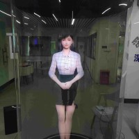 空中成像廣告展示、仿真數(shù)字人展臺(tái)、虛擬主持人